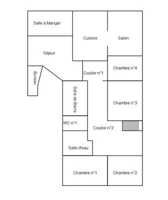 Appartement - 186 m² - 6 pièces