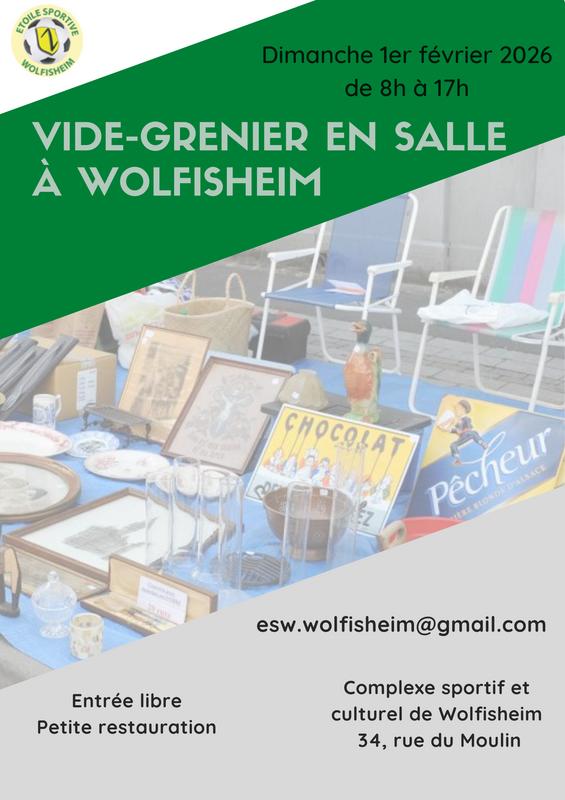 Vide grenier en salle