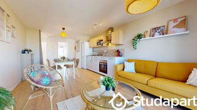 Chambre - 12 m² - 1 pièce