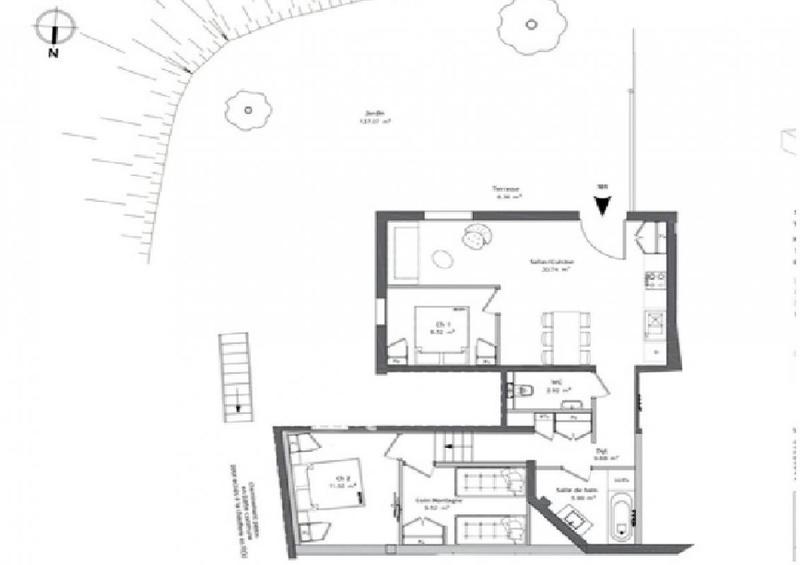 Appartement - 80 m² - 3 pièces