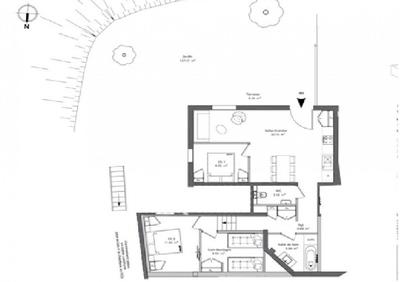 Appartement - 80 m² - 3 pièces