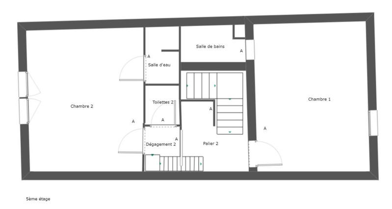 Appartement - 85 m² - 3 pièces