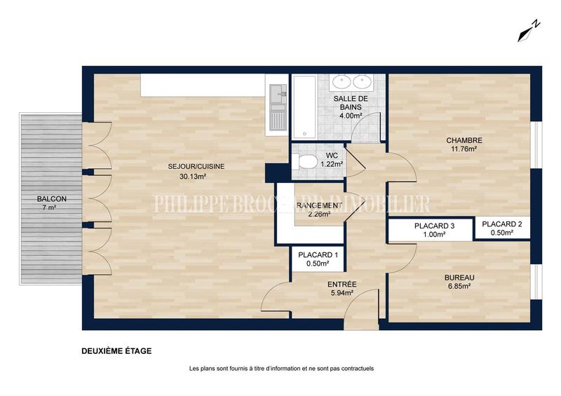 Appartement - 64 m² - 3 pièces