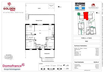 Appartement - 83 m² - 4 pièces