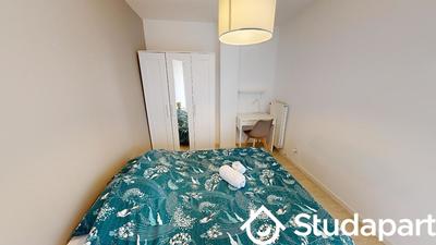 Chambre - 9 m² - 1 pièce