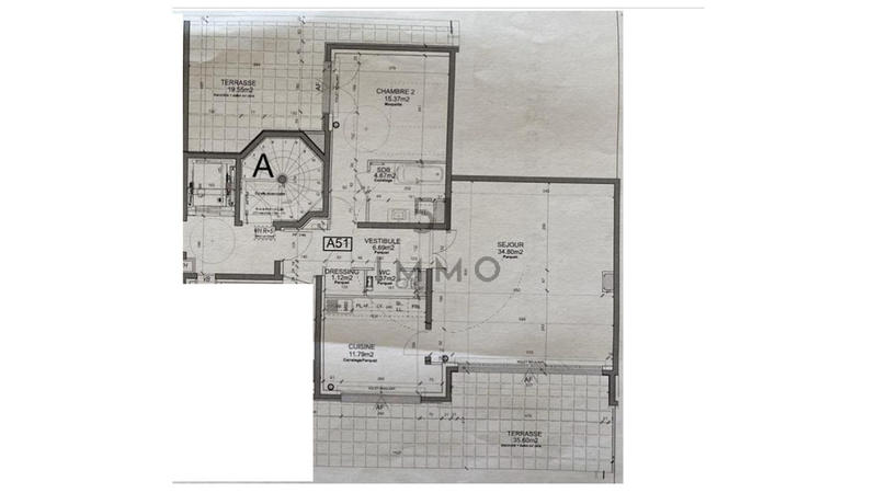 Appartement - 34 m² - 3 pièces