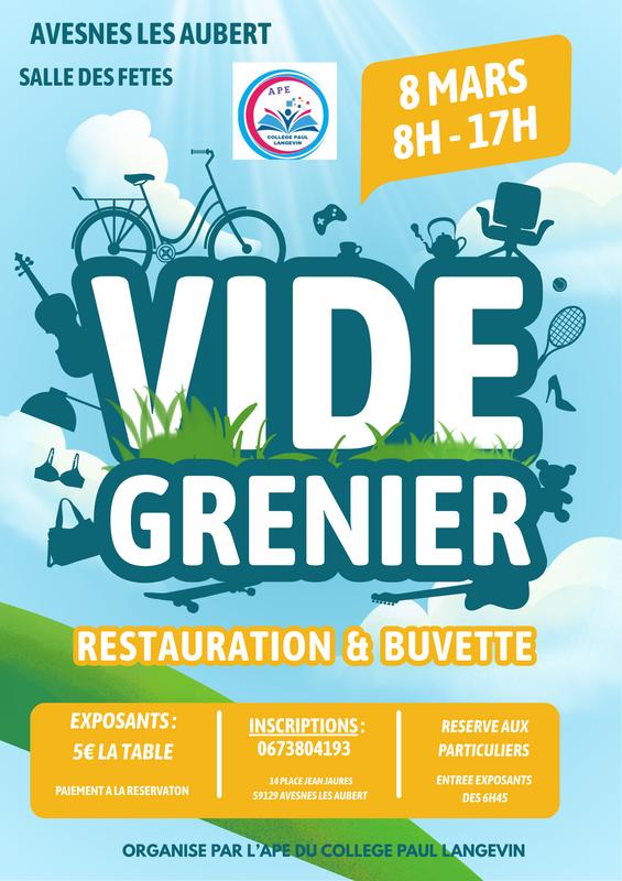 Vide grenier 3eme édition