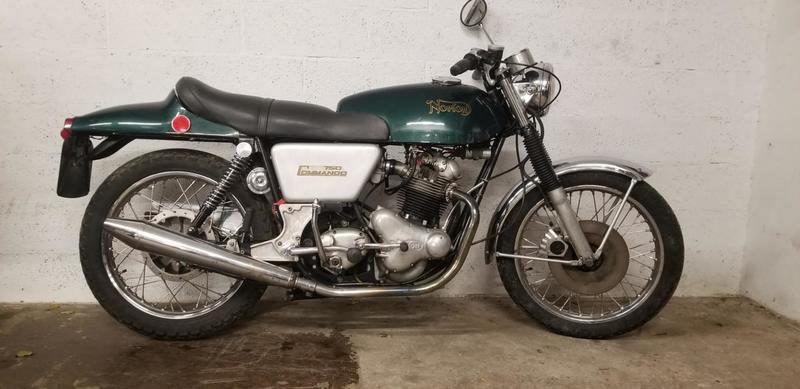 Norton Commando 750 norton verte 0750 635