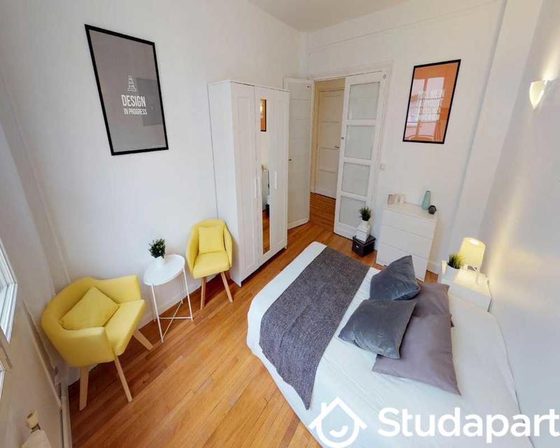 Chambre - 45 m² - 1 pièce