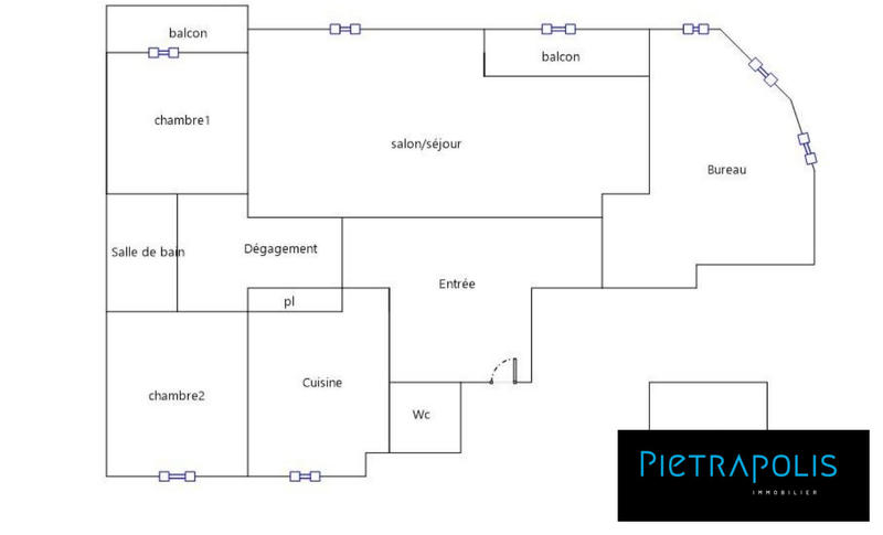 Appartement - 116 m² - 4 pièces
