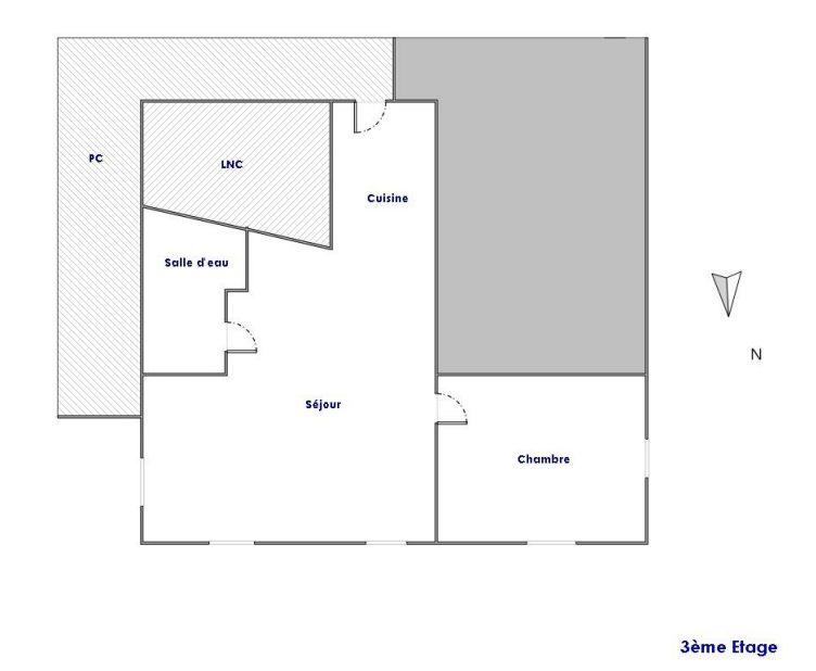 Appartement - 38 m² - 2 pièces