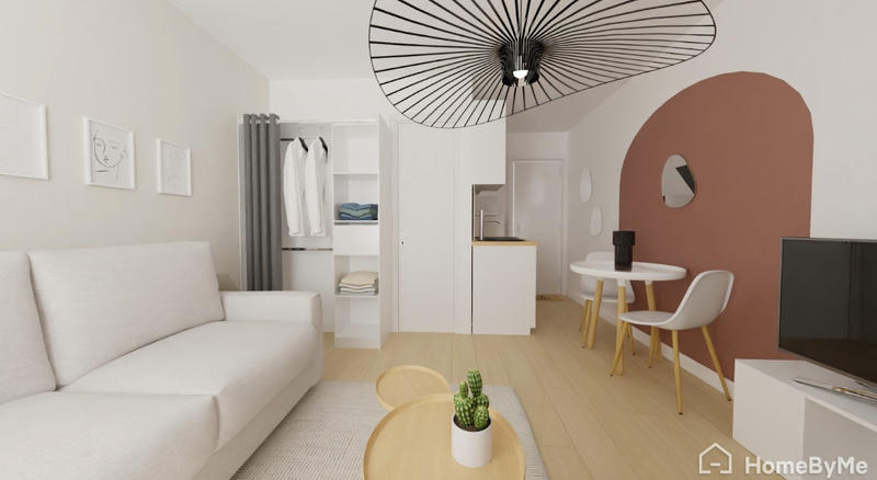 Appartement ancien - 20 m² - 1 pièce