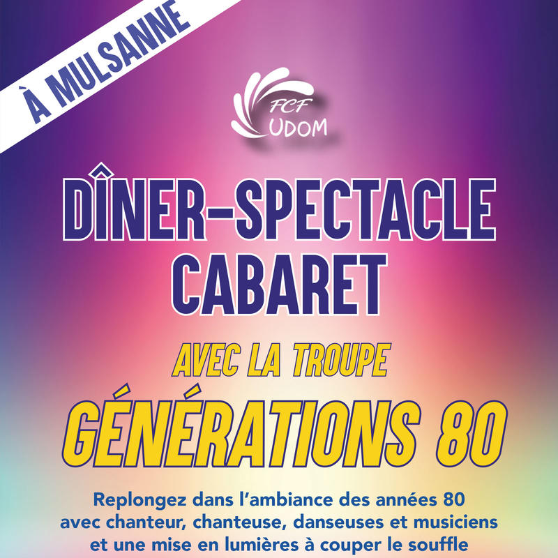 Gala de l'Udom : dîner spectacle Cabaret