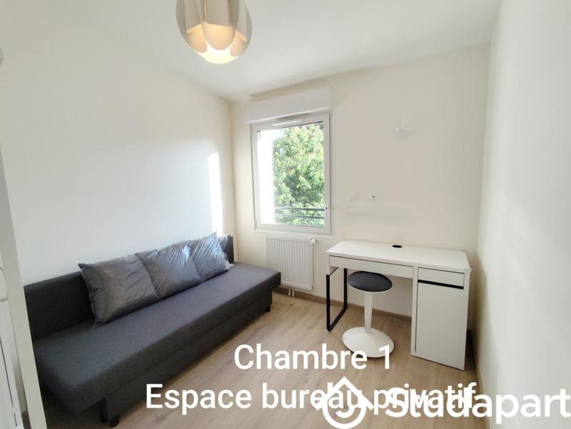 Chambre - 17 m² - 1 pièce