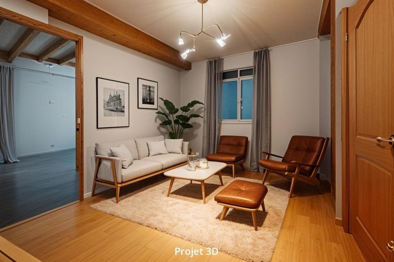 Appartement - 61 m² - 2 pièces