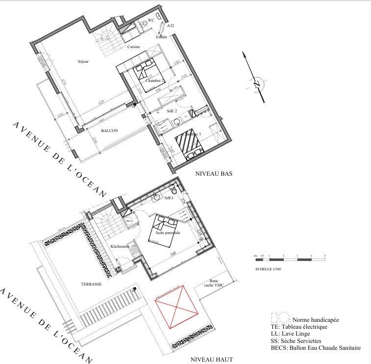 Appartement - 96 m² - 4 pièces