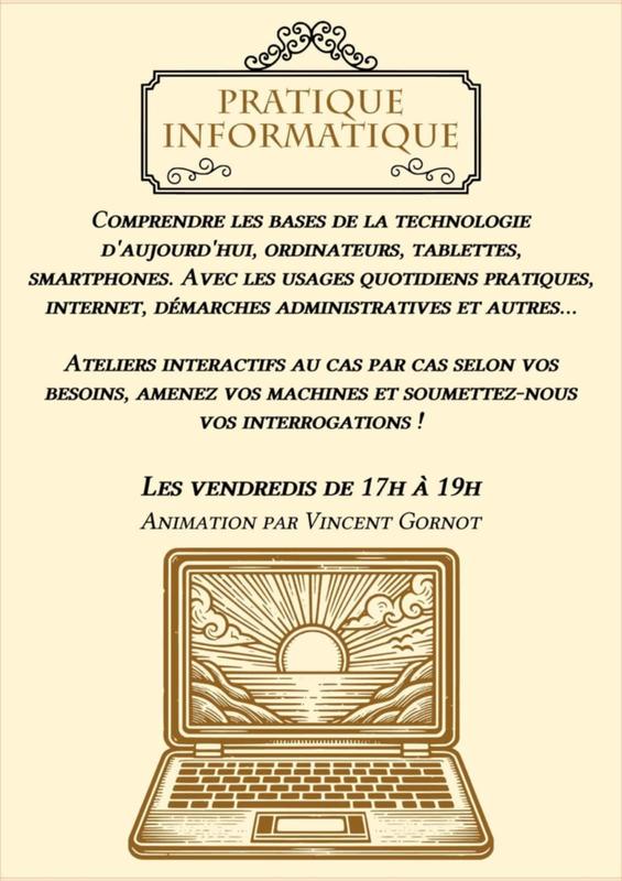 Le Comptoir des Echanges : atelier pratique informatique