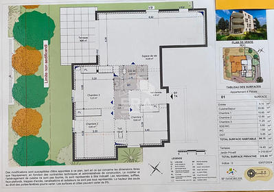 Appartement - 84 m² - 4 pièces