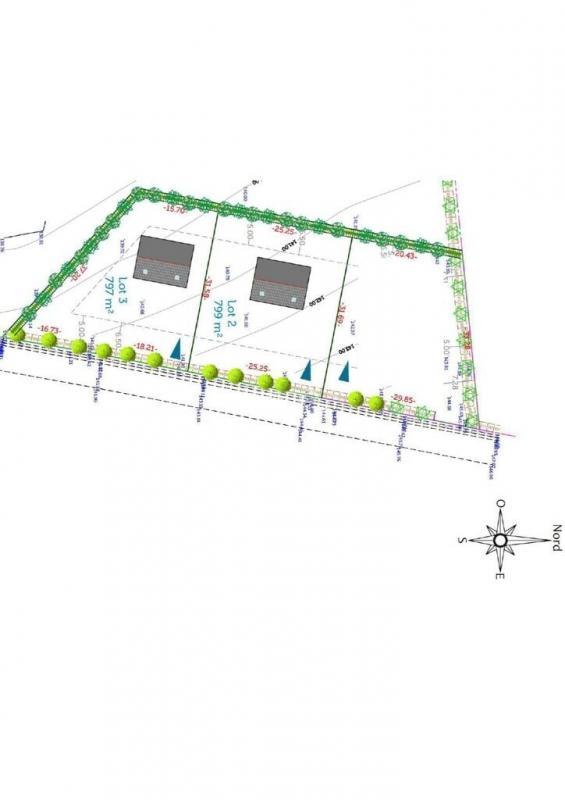 Terrain constructible - 1 596 m²