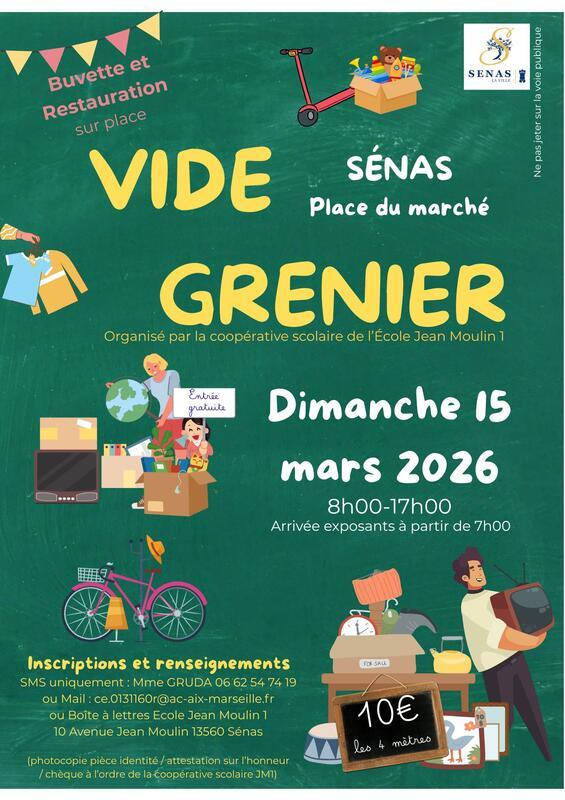 Vide grenier de l'école jean moulin 1