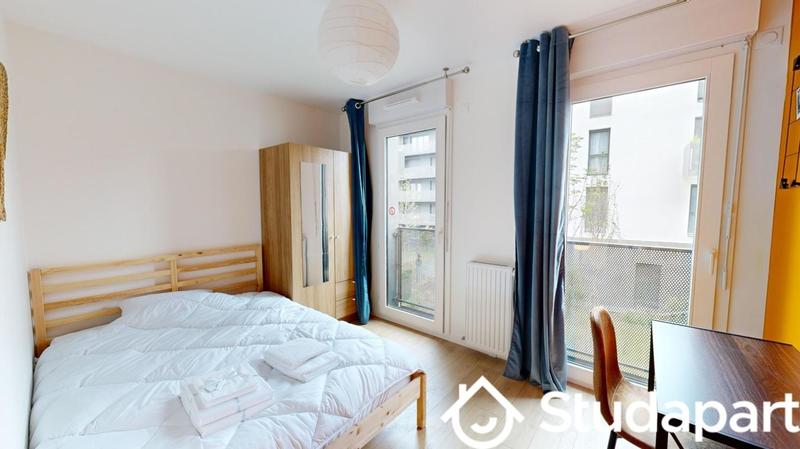 Chambre - 9 m² - 1 pièce