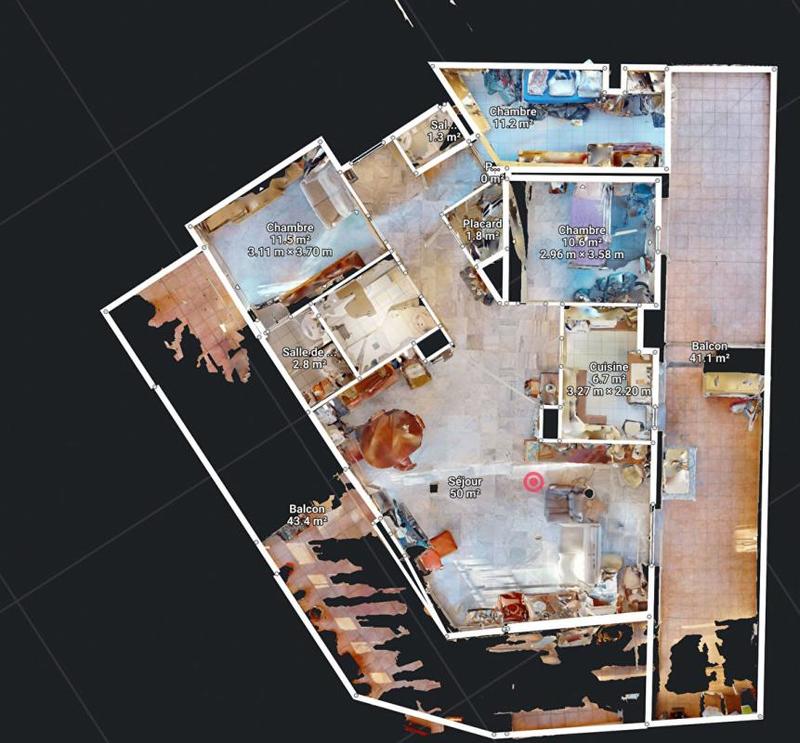 Appartement - 119 m² - 3 pièces