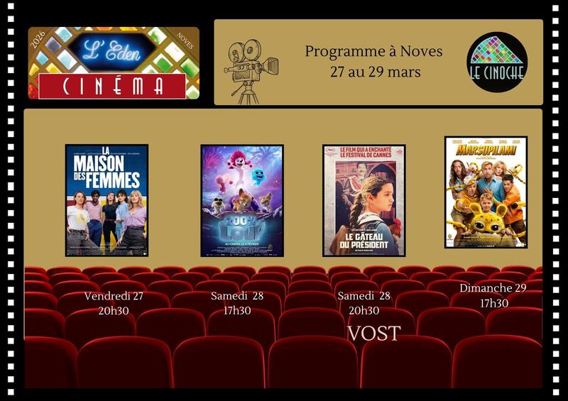 Programme Cinéma de l'Eden