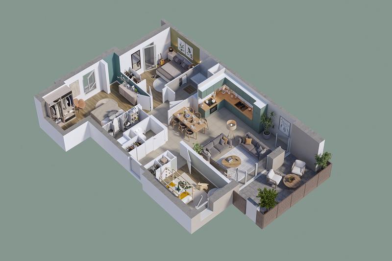 Appartement - 58 à 85 m² - 2 à 4 pièces