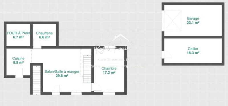 Maison ancienne - 102 m² - 5 pièces