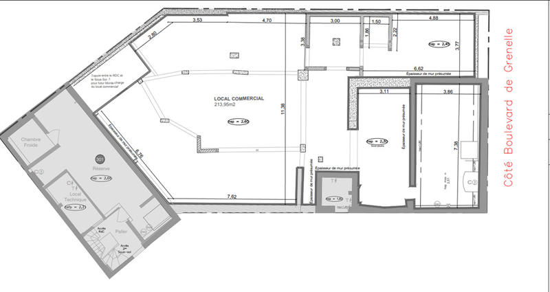 Local commercial - 394 m²