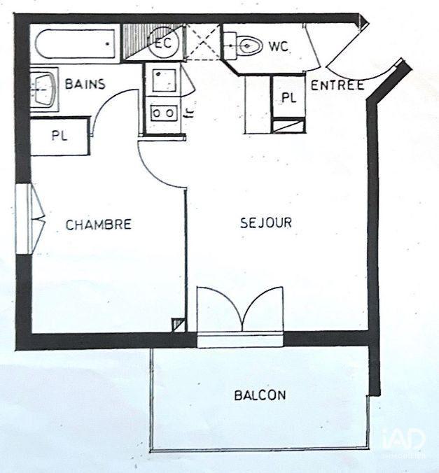 Appartement - 33 m² - 2 pièces
