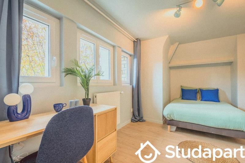 Chambre - 17 m² - 1 pièce