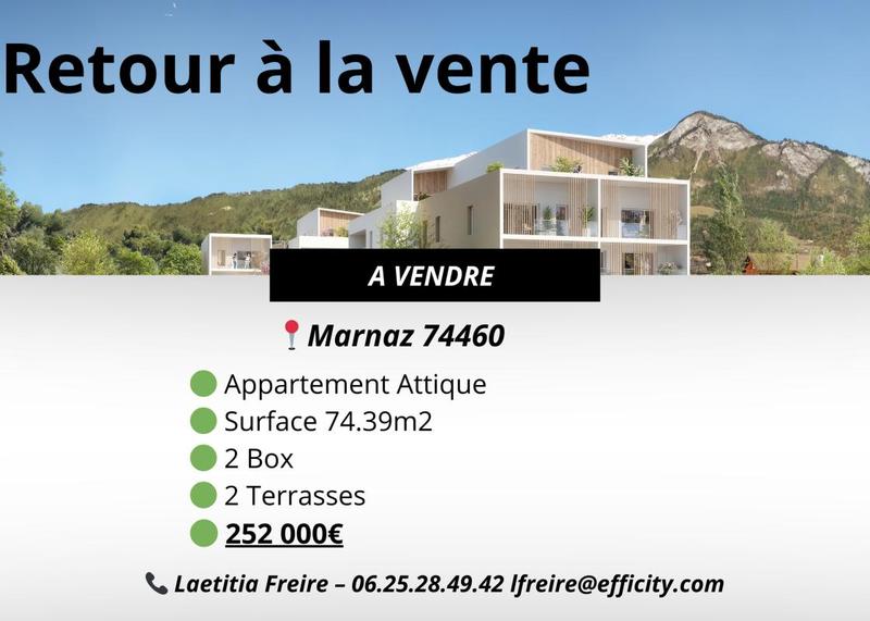 Appartement - 75 m² - 3 pièces