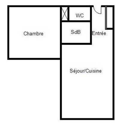 Appartement - 41 m² - 2 pièces