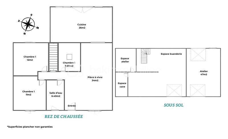Maison traditionnelle - 101 m² - 4 pièces