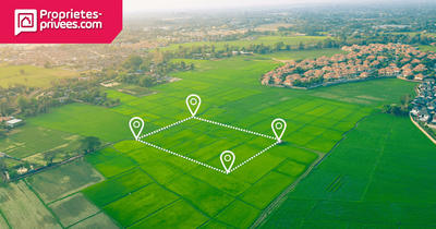 Terrain constructible - 1 200 m²