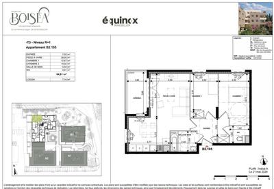 Appartement - 64 m² - 3 pièces