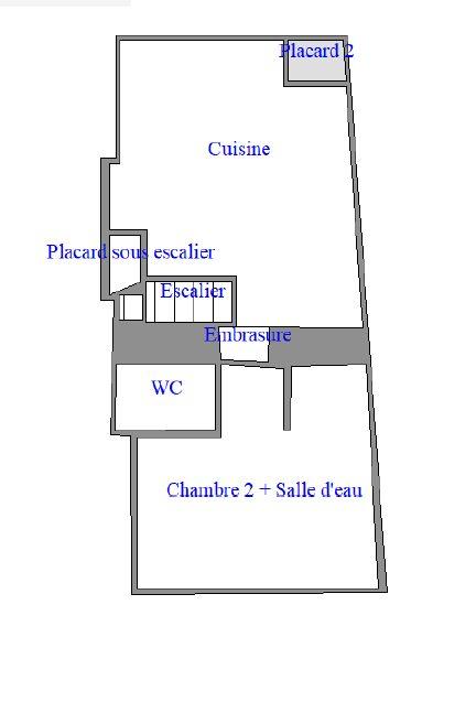 Appartement - 44 m² - 3 pièces
