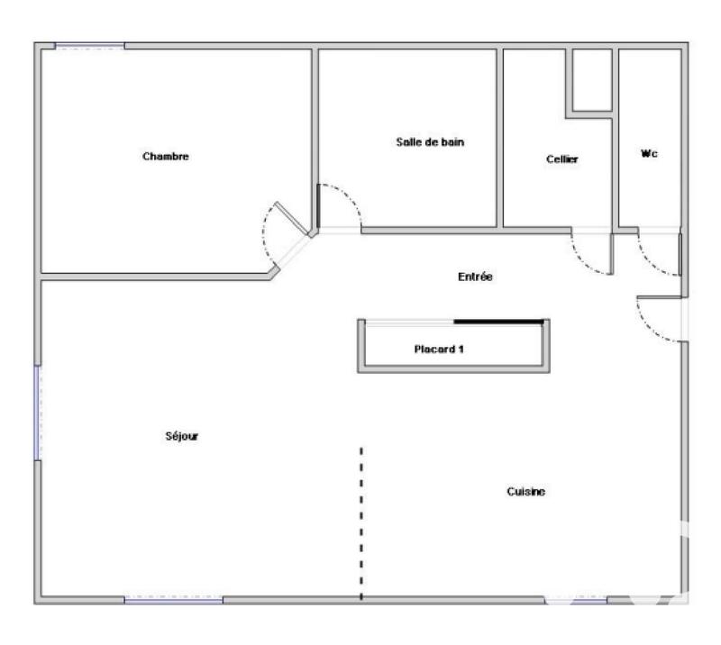 Appartement - 51 m² - 2 pièces
