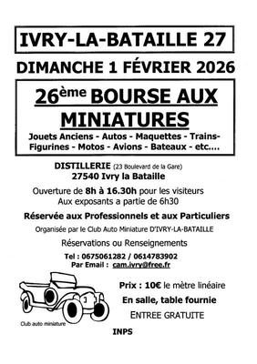 26ème bourse aux miniatures - jouets anciens