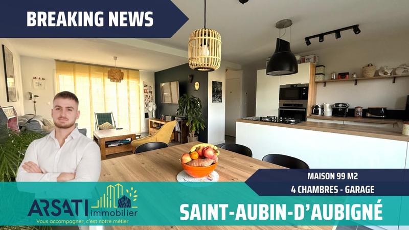 Maison contemporaine - 99 m² - 5 pièces