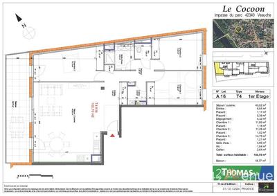 Appartement - 104 m² - 4 pièces