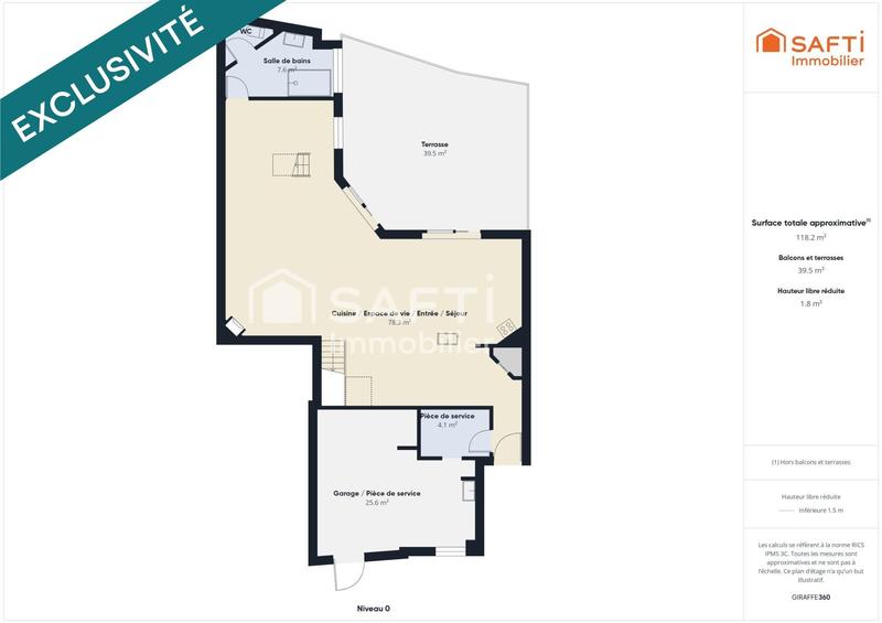 Maison - 165 m² - 6 pièces