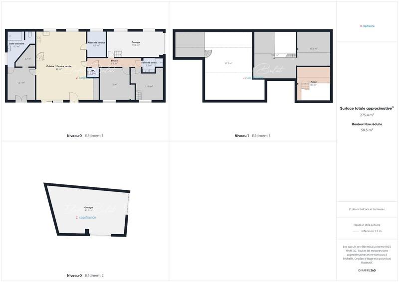 Maison - 120 m² - 4 pièces