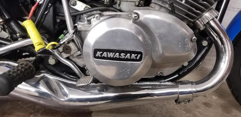Kawasaki H2 750 kawasaki bleu 0750 687