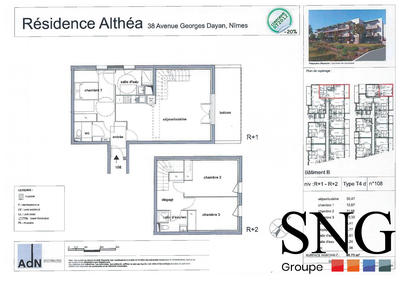 Appartement - 87 m² - 4 pièces