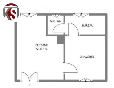 Maison - 35 m² - 2 pièces
