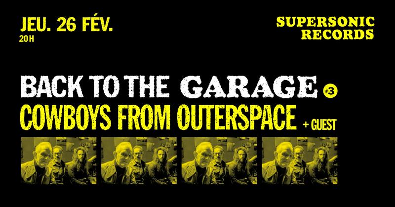 Cowboys From Outerspace + Kino Frontera en concert (côté Records)