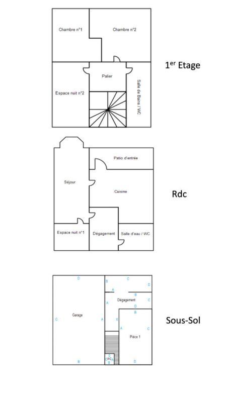 Maison - 92 m² - 5 pièces