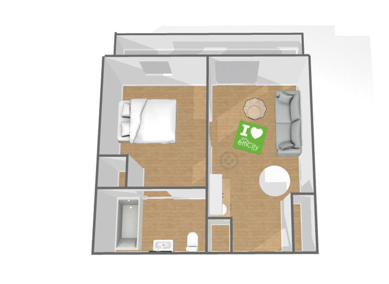 Appartement - 30 m² - 2 pièces